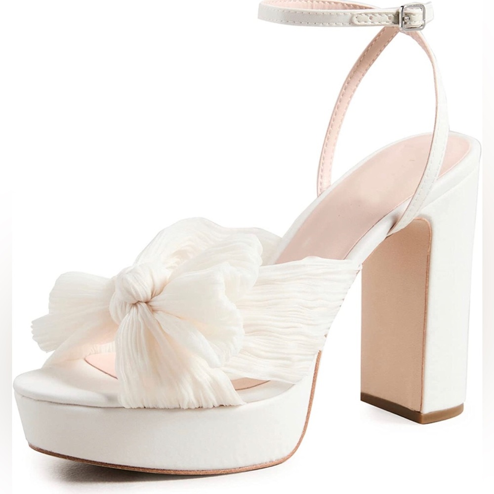 Brand new platform wedding shoes.